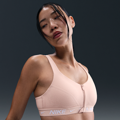 Nike Indy High-Support Women's Padded Front-Zip Sports Bra. Nike ID
